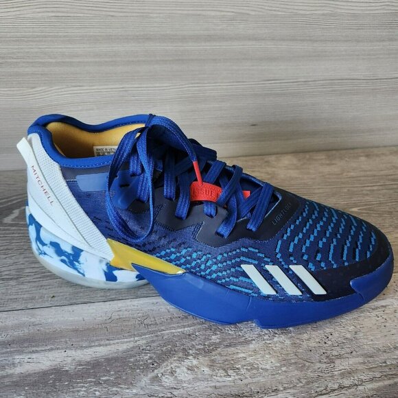 Adidas DON Issue 4 McDonalds All-American Blue Basketball Men's Shoe Size 10 EUC - Picture 2 of 16